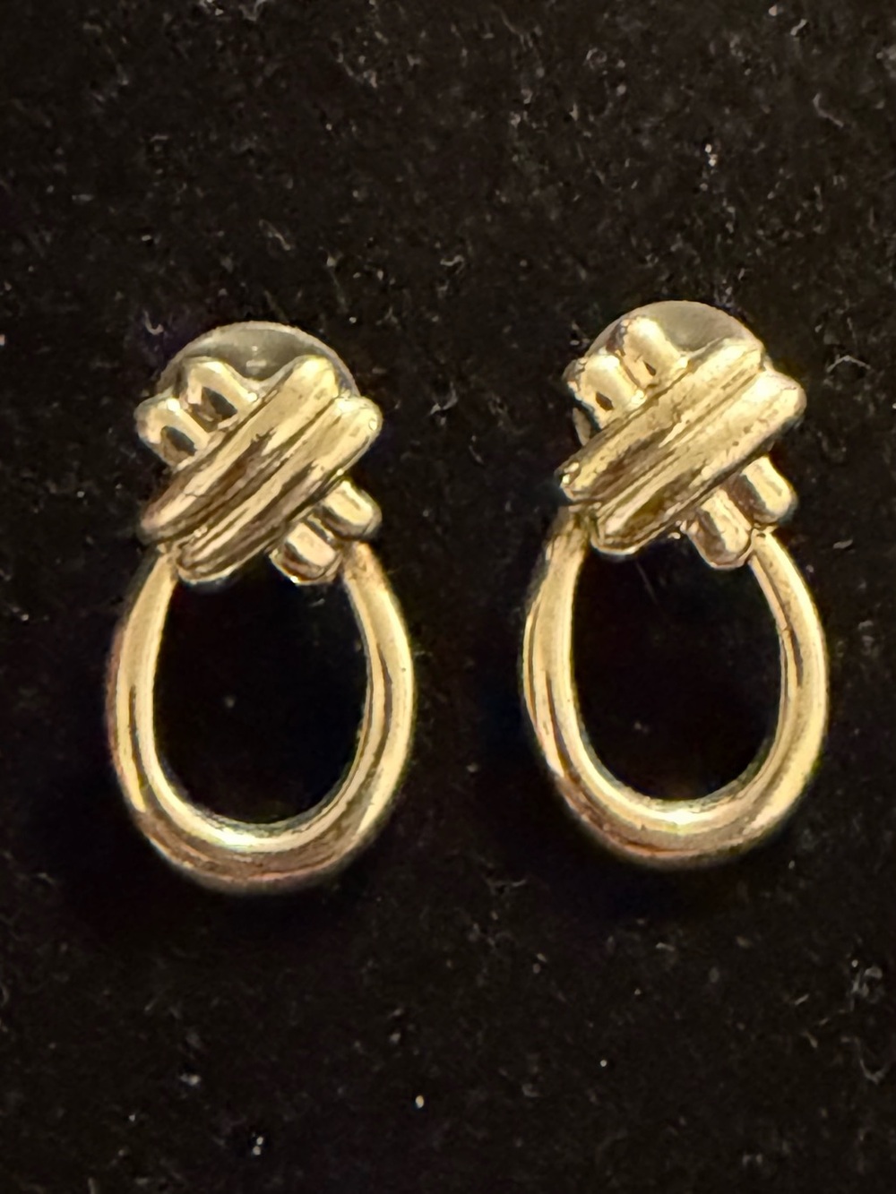 Monet Silver Tone Knot Drop Earrings - Women's Jewelry